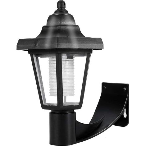 Solar-LED-Wandleuchte für den Außenbereich – ideal für Garten, Balkon und Einfahrt – Automatische Dämmerungserkennung, warmes Licht, modernes Design, wasserdicht, bis zu 10 Stunden Akkulaufzeit (1/4)