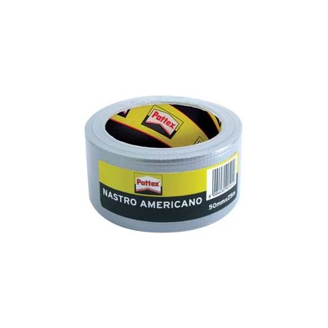 PATTEX NASTRO AMERICANO GRIGIO- - mm.50h. in rotoli da mt.25 - 12 pezzi HENKEL