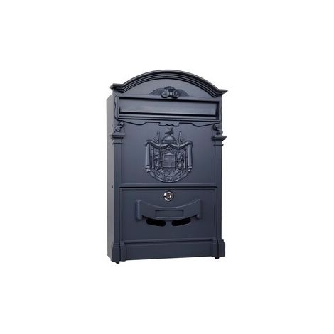 C CASSETTA POSTALE REGIA ANTRACITE 7016 25.5X9X41CM