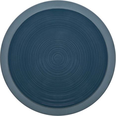 Assiette à dîner ronde Bahia Bleu de Roche 230 mm - Finedine (1/5)