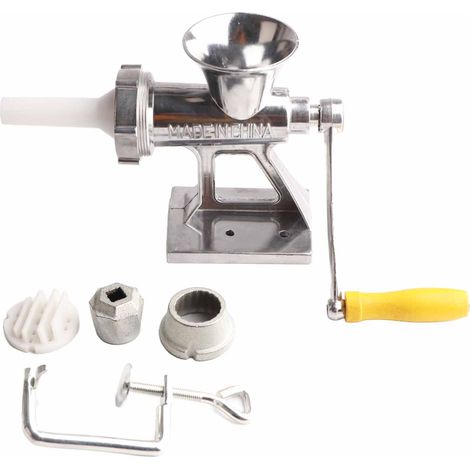 Hachoir à viande manuel de cuisine domestique, machine à broyer la viande et les légumes à manivelle (1 pièce) (1/5)