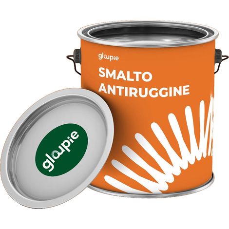 GLOUPIE Smalto Antiruggine Sintetico Per Finiture E Rivestimenti Interni Ed Esterni, Verde Vittoria, 0,75 Lt, Made In Italy (1/5)