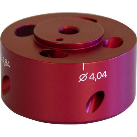 ELMAG Spezial-Schleifkopf rot zu TURBO-SHARP X, für Elektrodendurchm. 1,0/4,0/4,8 & 6,0 mm (1/2)
