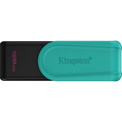 Kingston Technology DataTraveler 128GB Portable USB 3.2 Gen 1 Exodia S (Schwarz/Türkis)