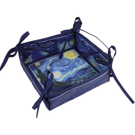 Panier à pain, pain, Van Gogh, La Nuit étoilée, Petite Carmani (1/5)