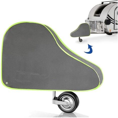 Attelage Housse Universel Remorque Caravane, Housse pour Attelage De Remorque Étanche, Housse Universelle pour Attelage De Remorque avec Sangles, Couverture D'attelage pour Caravane Camping-Car (1/5)
