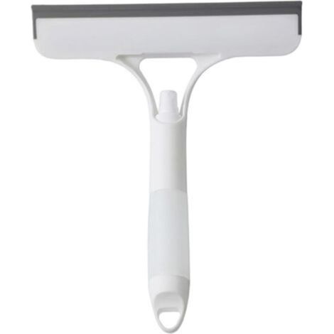 Grattoir à vitres, raclette à vitres multifonction avec vaporisateur et brosse, accessoires de nettoyage suspendre pour miroir, mur, cuisine, comptoir