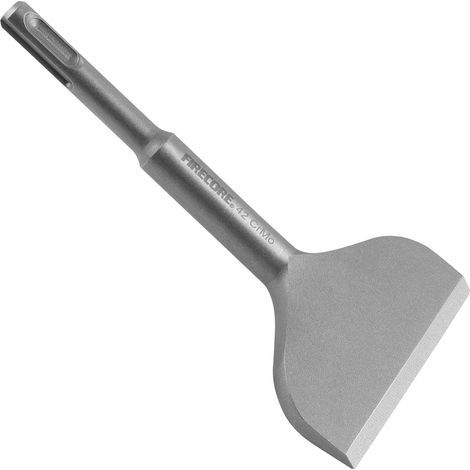 Burin SDS Plus, Burin Plat de 165 × 75 mm, Burin Carrelage en acier spécial 42CrMo, Conçu pour L'enlèvement de Carrelage, Burin Plat SDS Adapté au SDS Plus Marteau Perforateur - FS22365 (1/4)