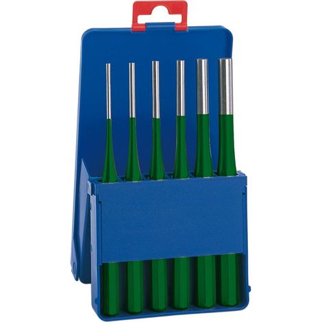 Poinçons cylindriques pour distributeur automatique de billets en acier trempé spécial, mesurant 2-8 mm, jeu de 6 pièces.