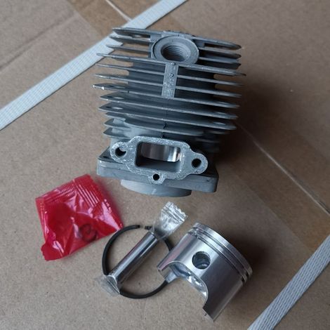Cylindre OLEO MAC 740 440BP EFCO 8400 8405 STARK 40 40mm, diamètre du cylindre 40mm, avec segments de piston, convient aux tronçonneuses OLEO/EFCO. (1/5)