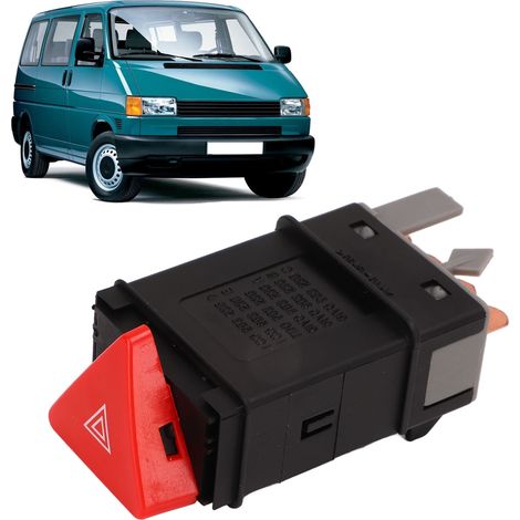 Interrupteur de feux de détresse automobile 6N0 953 235 compatible avec VW TRANSPORTER IV T4 (1/5)