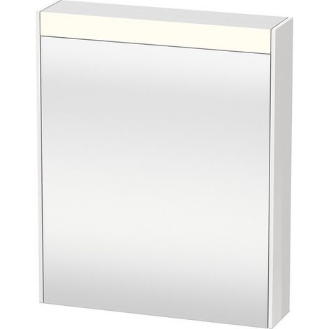 Duravit BRIOSO specchiera con illuminazione 700x620x148mm apertura destra ciliegio ticinese