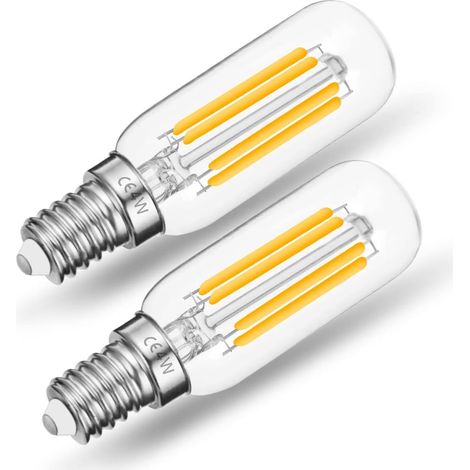 Ampoule LED E14, ampoule pour hotte aspirante, 4 W blanc chaud 2700 K, non dimmable, également compatible avec les réfrigérateurs, les machines à coudre et les lustres, lot de 2. (1/5)