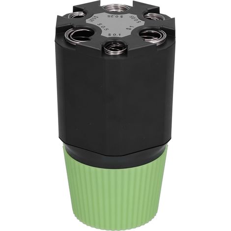 Boîte à monnaie voiture 2 couches pour pièces et billets, rangement organisateur noir et vert épargne automobile (1/5)
