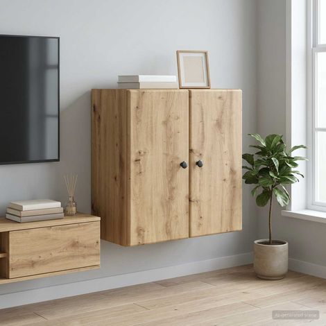 vidaXL Mobiletto a muro 59 x 31 x 60 cm Legno ingegnerizzato (1/5)