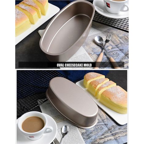 Ovale, antihaftbeschichtete Backform für Brot, Käsekuchen und Kuchen – Küchenhelfer zum Kochen und Backen (1/3)