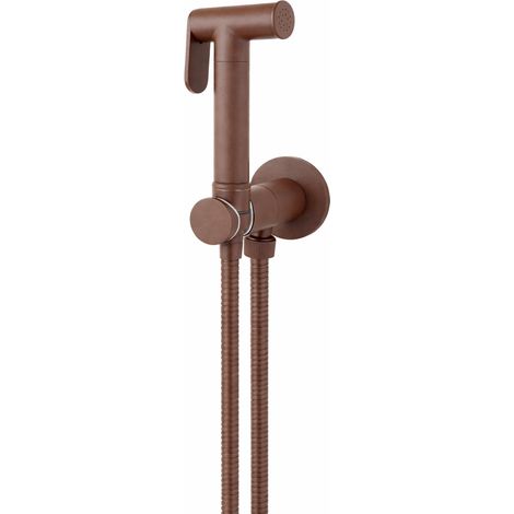 Set igienico WC con doccetta shut-off e idroscopino colore Ruggine Pollini Acqua Design Jessy SHOP000109 Ruggine (1/5)