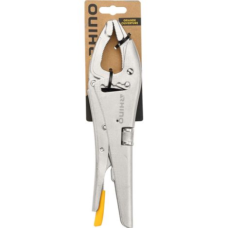 Pince Étau Bec Long 100 mm – Pince de Serrage à Crémaillère avec Déverrouillage Rapide – Outil pour Mécanique, Bricolage et Ferronnerie (1/5)