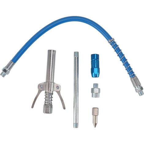 Kit de Connecteur pour Pistolet à Graisse avec Adaptateur - Jeu de Blocage Allongé Haute Pression pour Injection Manuel, Pneumatique et Électrique (1/5)