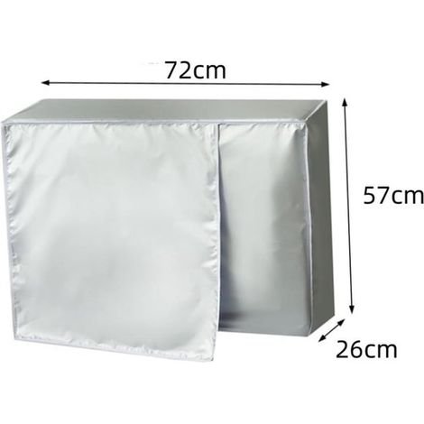Copertura per unità esterna del condizionatore,Copertura per condizionatore,Copertura per dispositivo,722657 cm,argento (poliestere) (1/4)