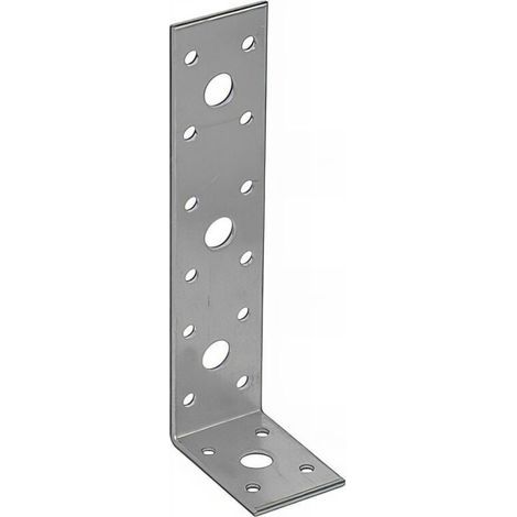Équerre Métallique Galvanisée à Froid 150 x 50 x 35 mm Épaisseur 2,5 mm pour Charpente et Fixation Structurelle (1/3)