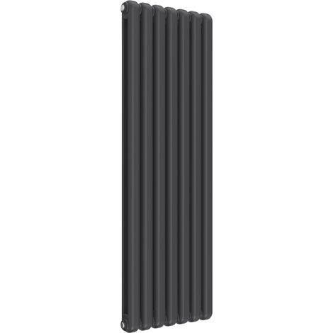 Reina Coneva Designer Vertical Radiator 1500mm H x 510mm W Anthracite (1/4)