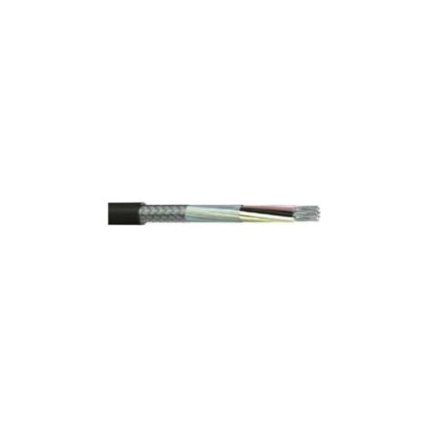 Câble multiconducteur Blindé RS PRO, 6 x 0,5 mm², gaine PVC Noir, 25m ( Prix pour Bobine de 25 )
