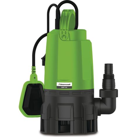 Pompe submersible pompe combinée pour eaux claires et eaux chargées - capacitié 18.000 l/h - 0,75 kW 230 V Cleancraft SDWP 7518
