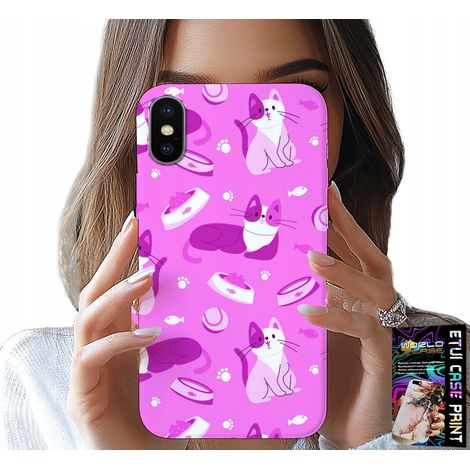 Hülle für iPhone XS Max – Katzenmotiv, Katzenmuster, Schutzhülle (1/5)