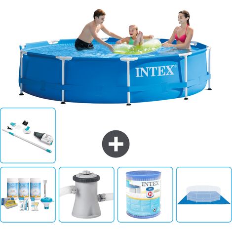 Intex Piscina con struttura Rotonda - 305x76 cm - 7-pezzi  S41520