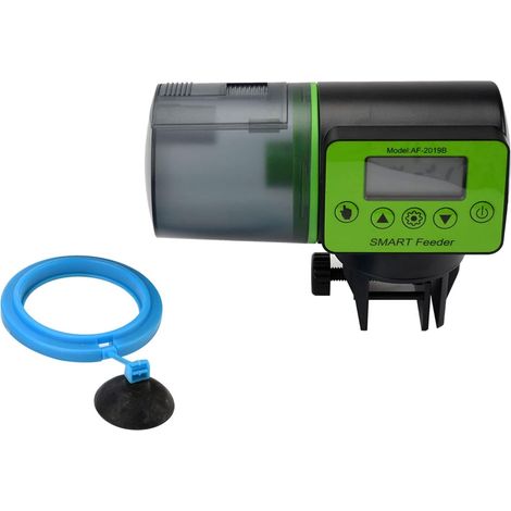 Distributeur Automatique De Nourriture Pour Poissons - Écran LCD - Compatible Aquarium - 15 x 11 x 7 cm - 1 Pièce (1/5)