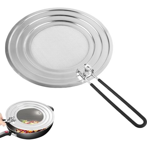 Couvercle Anti Eclaboussure, Anti Eclaboussure Poele, Acier Inoxydable Grille Anti-Eclaboussures, Grille Anti-Eclaboussures, Protections Anti-éclaboussures en Acier Inoxydable (1/5)