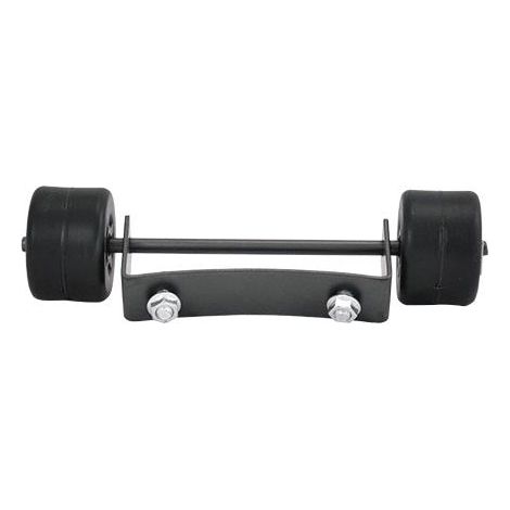 Ricambi - Coppia Ruote Stufa A Fungo    59 Mm - Per Stufa Antracite