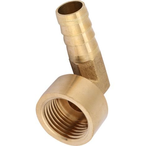 Raccord coudé femelle en laiton G1/2 pour tuyau, connecteur, adaptateur de joint (12 mm) (1/5)