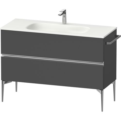 Duravit Sivida Waschtischunterbau, 2 Schubkästen, Griffleiste (1/5)