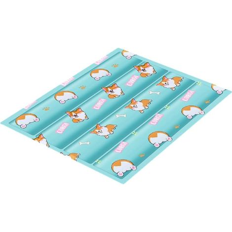 60x45cm Pet glacée Tapis Cool Chat Coussin Chat Chat d'été Chien de Chien Gel de Couchage de dommée (1/5)