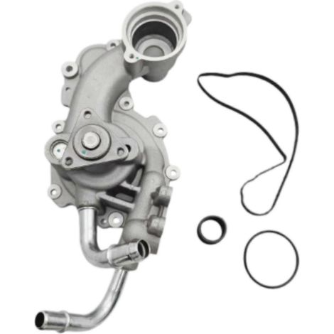 Ensemble pompe à liquide de refroidissement moteur JT4Z8501B JT4Z-8501-B JT4Z-8501-A compatible avec le moteur F-150 XLT 2.7L V6 (164 pouces cubes, modèles 2018-2020). (1/5)