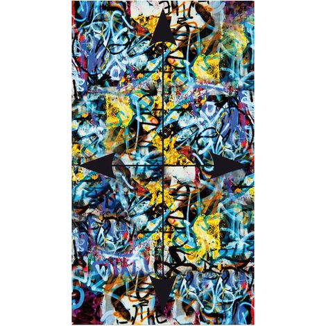 VETRO Glasscheibe GRAFFITI 20-120 x 90-180 cm Anfertigung