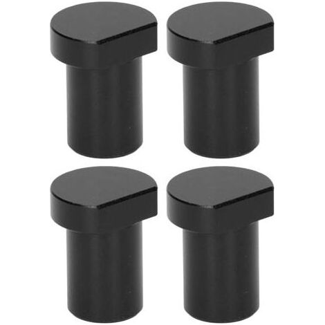 4 pièces blocs de limite de bureau pour le travail du bois, bloc de carte de limite d'établi pour le travail du bois 20mm de diamètre noir (1/5)