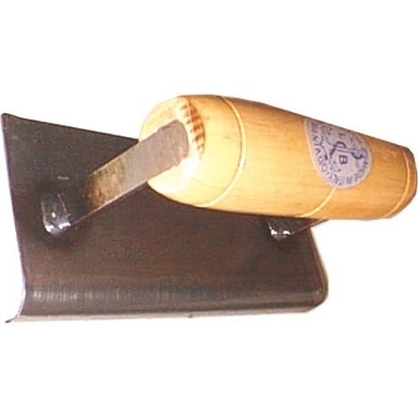 Frattazzo specifico per marciapiedi (15 cm) con manico in legno