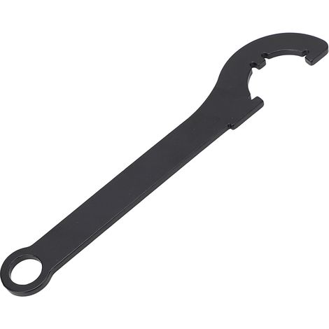Clé plate à molette professionnelle en acier carbone, outil de serrage robuste pour réparation automobile et mécanique. (1/5)