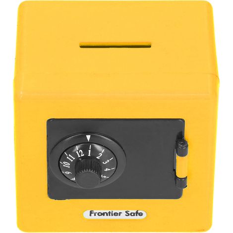Tirelire À Code - Boîte De Rangement Pour Enfants - Coffre-fort De Simulation Avec Fente À Pièces - 9,4 X 9,4 X 4,5 Cm (1/5)