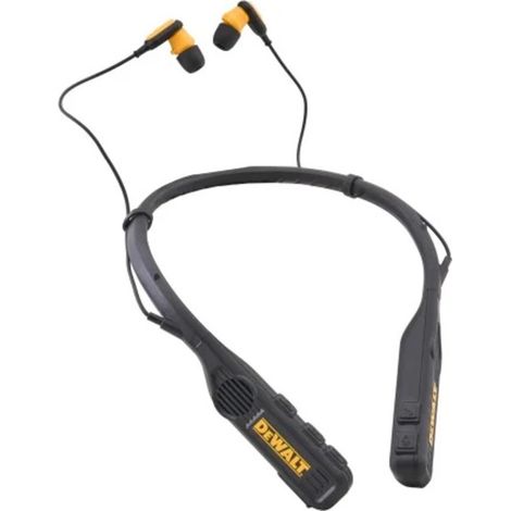 Dewalt DWT1902093B DWG Jobsite Neckband Earphones Built-in Speakers XMS26NECK