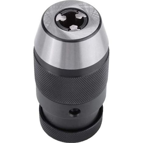 Mandrin de perceuse robuste 1 pc 0-13mm 1/2 mandrin auto-serrant en acier sans clé B16 pour tour perceuse électrique mandrin de presse (1/5)