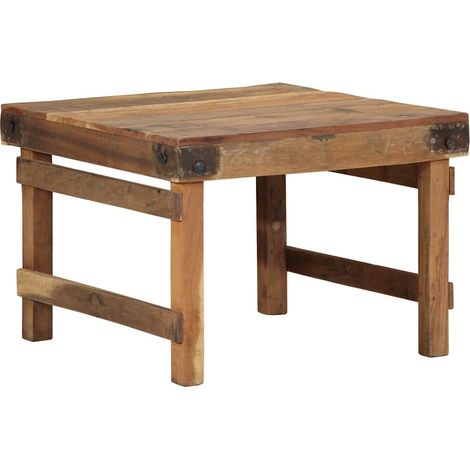 Maison Exclusive - Couchtisch Braun 60 x 55 x 40 cm Massives upge (1/5)