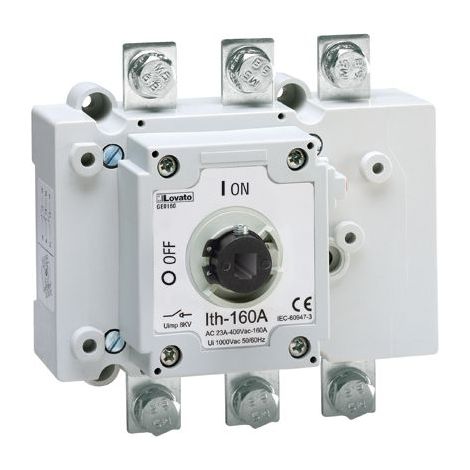 Interruptor de aislamiento Lovato ge0250 3 polos 250A (1/2)