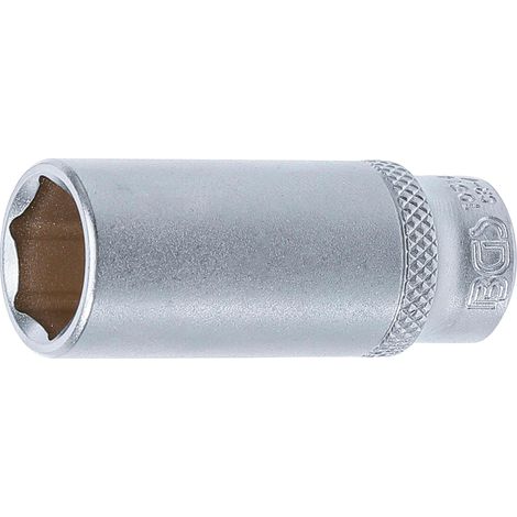 Llave de vaso hexagonal, larga  entrada 6,3 mm (1/4")  14 mm (1/3)