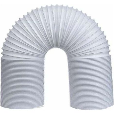 Tuyau d'évacuation pour climatiseur mobile 150mm – Longueur 1,5m en polypropylène – Installation filetage inversé – Compatible avec climatiseurs portables – (1/4)