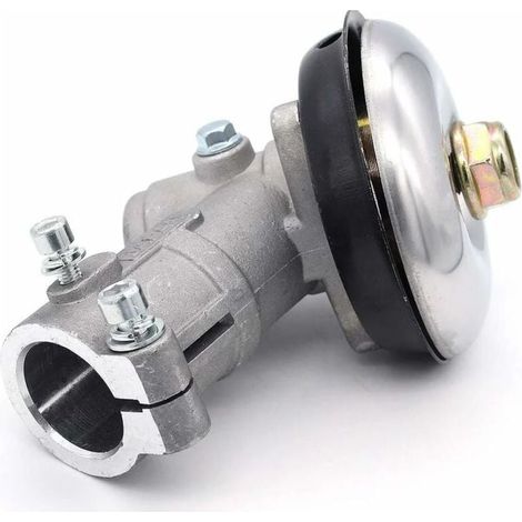 Renvoi d'angle Debroussailleuse 28mm, Tête d'engrenage Debroussailleuse Universelle Boîte de Vitesse de Tondeuse à Gazon pour Coupe Herbe/Tronconneuse (28mm, Rond de 9 Dents) (1/4)