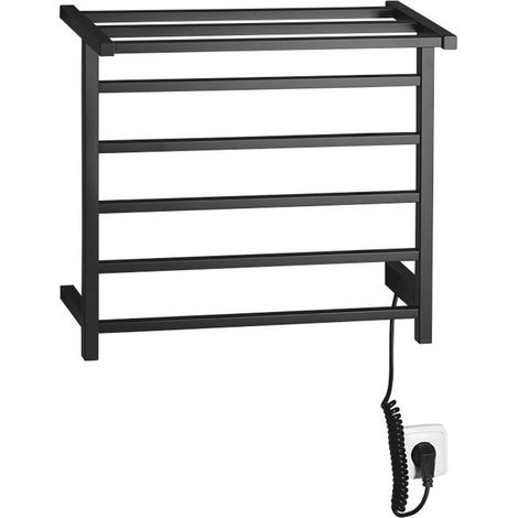 Sapho - Elektrischer Handtuchtrockner Elzor 50x47 cm, 60 W, schwarz matt EB510 (1/5)